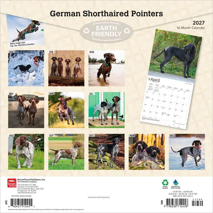 Browntrout Duitse Staande Kalender 2027