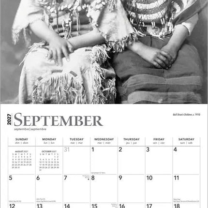 Browntrout Edward S. Curtis Portraits of Native Americans Kalender 2027