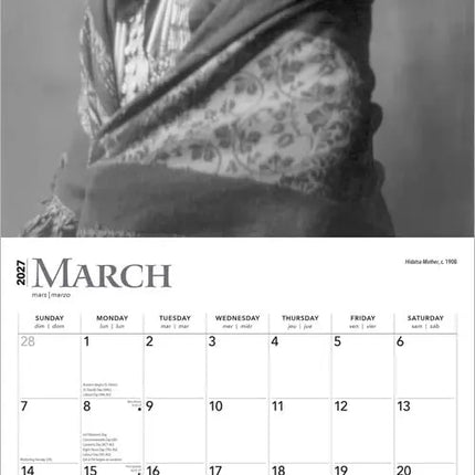 Browntrout Edward S. Curtis Portraits of Native Americans Kalender 2027