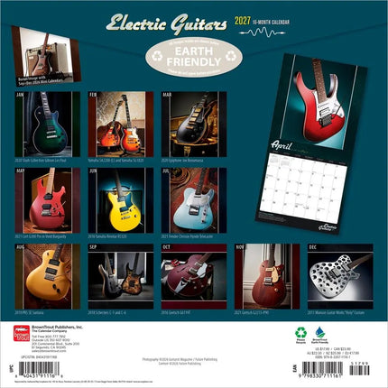 Browntrout Electric Guitars Kalender 2027