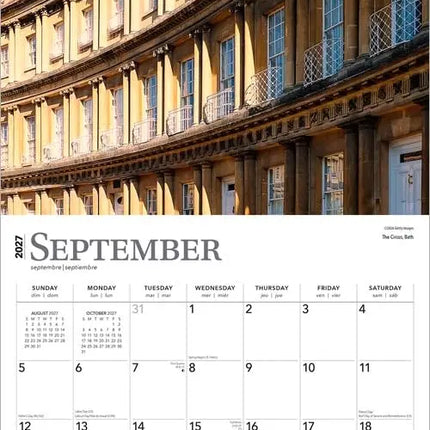 Browntrout Engeland / England Kalender 2027