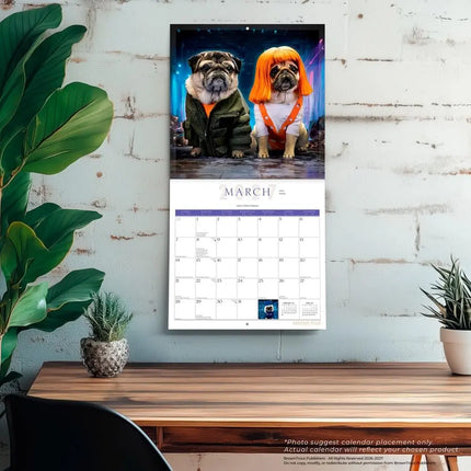 Browntrout Fantasy Pugs Kalender 2027