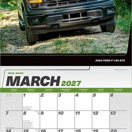 Browntrout Ford F150 Trucks Kalender 2027