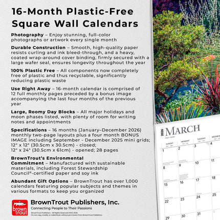Browntrout Gardens Kalender 2026