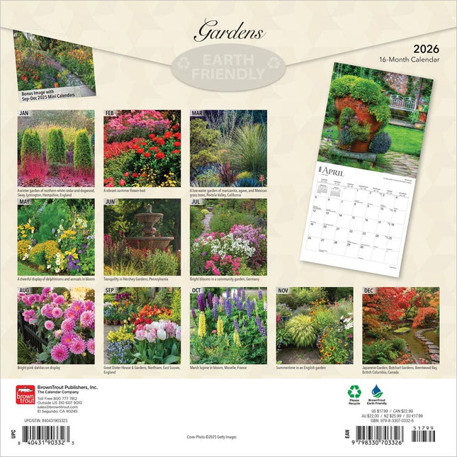 Browntrout Gardens Kalender 2026