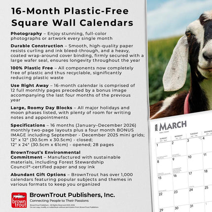 Browntrout Geiten Kalender 2026