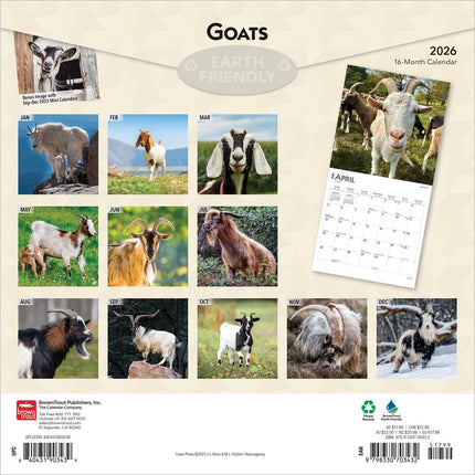 Browntrout Geiten Kalender 2026