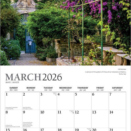 Browntrout Gorgeous Gardens Kalender 2026