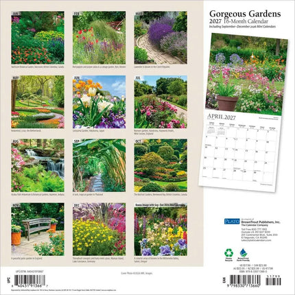 Browntrout Gorgeous Gardens Kalender 2027