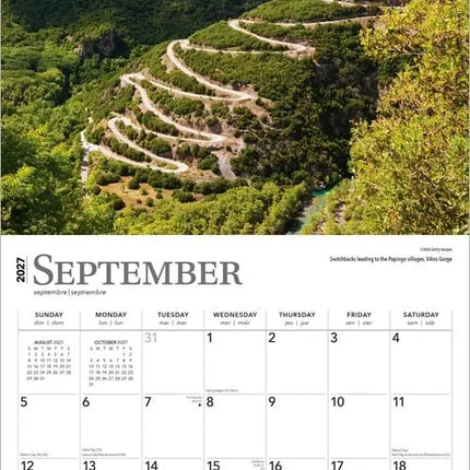Browntrout Greece - Griekenland Kalender 2027