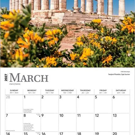 Browntrout Greece - Griekenland Kalender 2027
