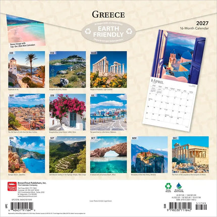 Browntrout Greece - Griekenland Kalender 2027