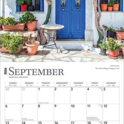 Browntrout Greece Kalender 2026