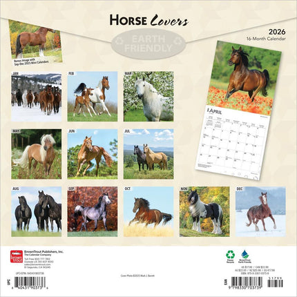 Browntrout Horse Lovers Kalender 2026