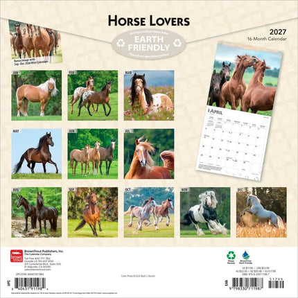 Browntrout Horse Lovers Kalender 2027