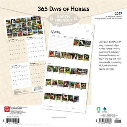 Browntrout I Love Horses 365 Days Kalender 2027