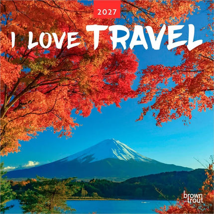 Browntrout I Love Travel Kalender 2027