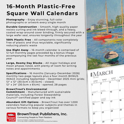 Browntrout Impressionists Kalender 2026