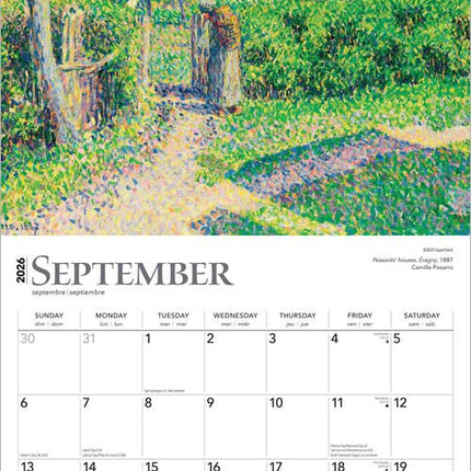Browntrout Impressionists Kalender 2026