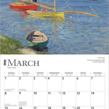 Browntrout Impressionists Kalender 2026