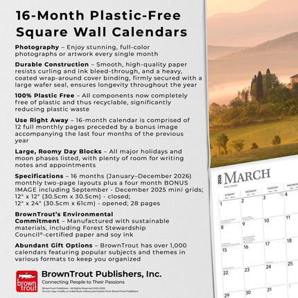 Browntrout Italie / Italy Kalender 2027