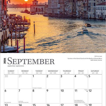 Browntrout Italie / Italy Kalender 2027