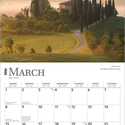 Browntrout Italie / Italy Kalender 2027