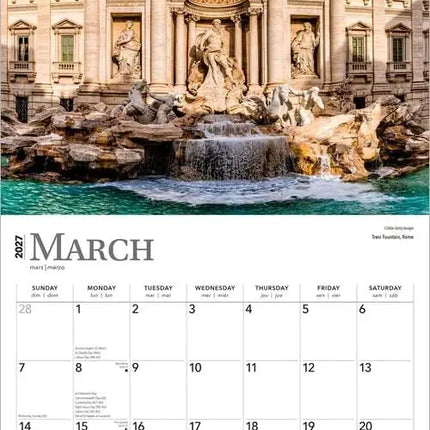 Browntrout Italie / Italy Kalender 2027