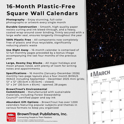Browntrout James Webb Space Telescope Kalender 2026