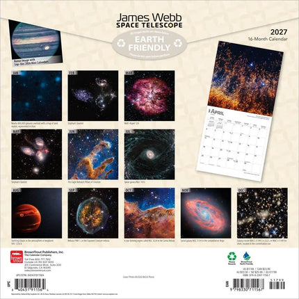 Browntrout James Webb Space Telescope Kalender 2027