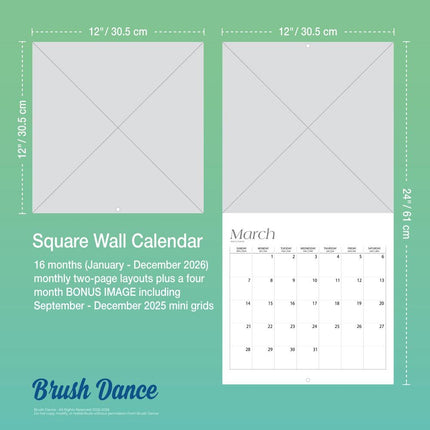 Browntrout Japanese Gardens Kalender 2026