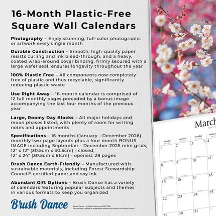 Browntrout Japanese Gardens Kalender 2026