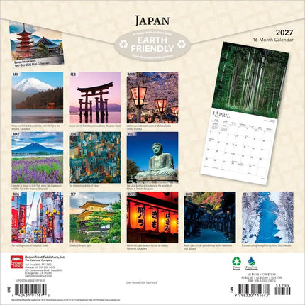 Browntrout Japanese Gardens Kalender 2027