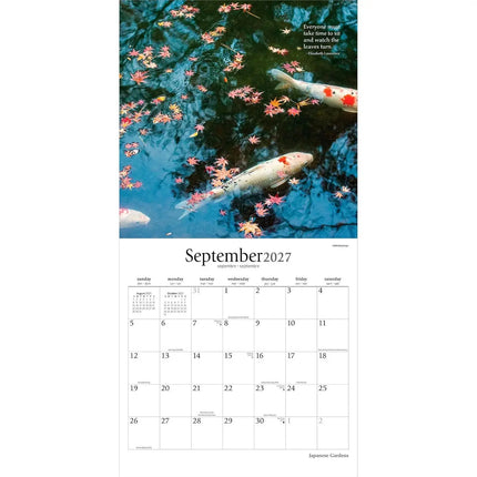 Browntrout Japanese Gardens Kalender 2027