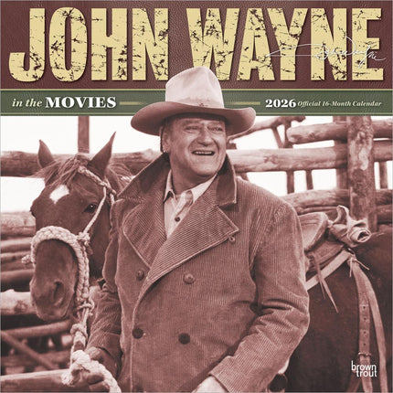 Browntrout John Wayne Kalender 2026 Movies