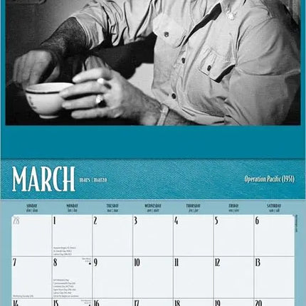 Browntrout John Wayne Movies Kalender 2027