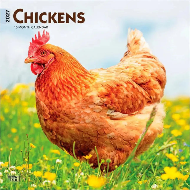 Browntrout Kippen Kalender 2027
