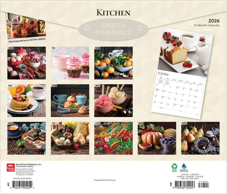 Browntrout Kitchen Kalender 2026 Deluxe