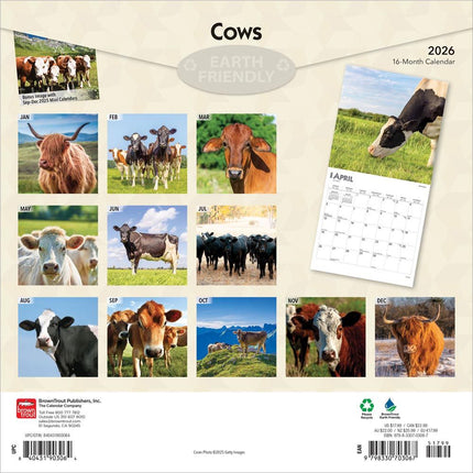 Browntrout Koeien Kalender 2026