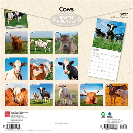Browntrout Koeien Kalender 2027