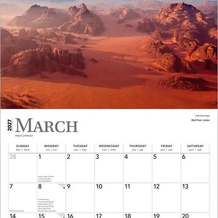 Browntrout Magic Places Kalender 2027