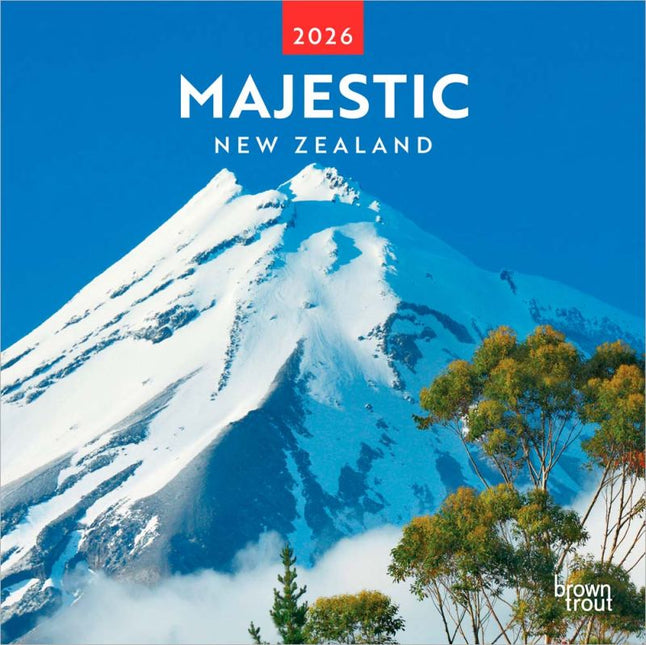 Browntrout Majestic New Zealand Kalender 2026