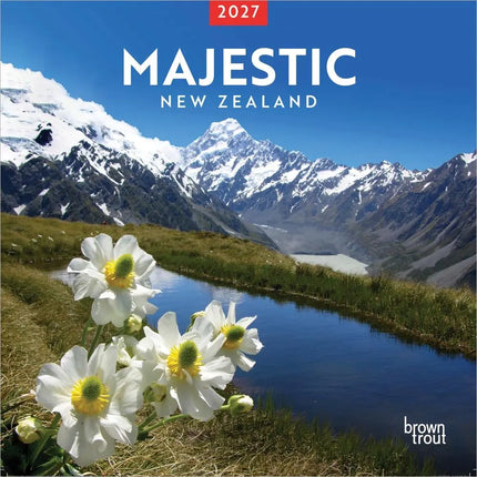 Browntrout Majestic New Zealand Kalender 2027