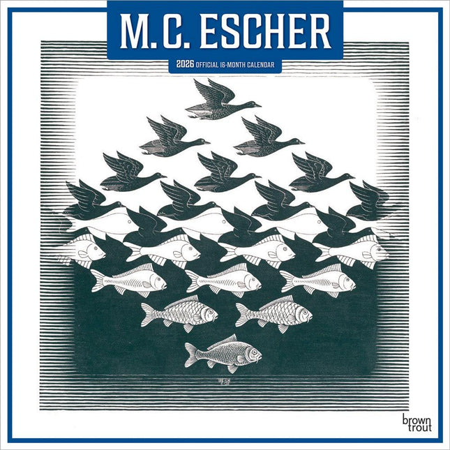 Browntrout M.C. Escher Kalender 2026