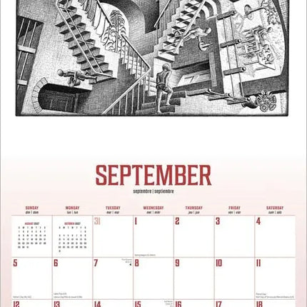 Browntrout M.C. Escher Kalender 2027