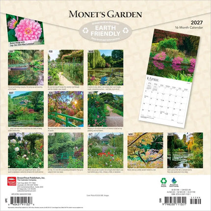 Browntrout Monet's Tuin Kalender 2027