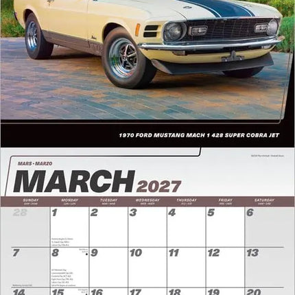 Browntrout Mustang Kalender 2027