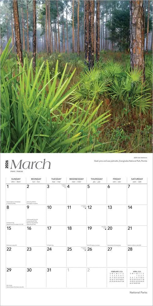 National Parks of Australia Calendar 2026 with beautiful Photos National Parks of Australia Calendar 2026 with beautiful Photos