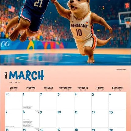 Browntrout Otter Games Kalender 2027