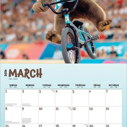 Browntrout Otter Olympics Kalender 2026